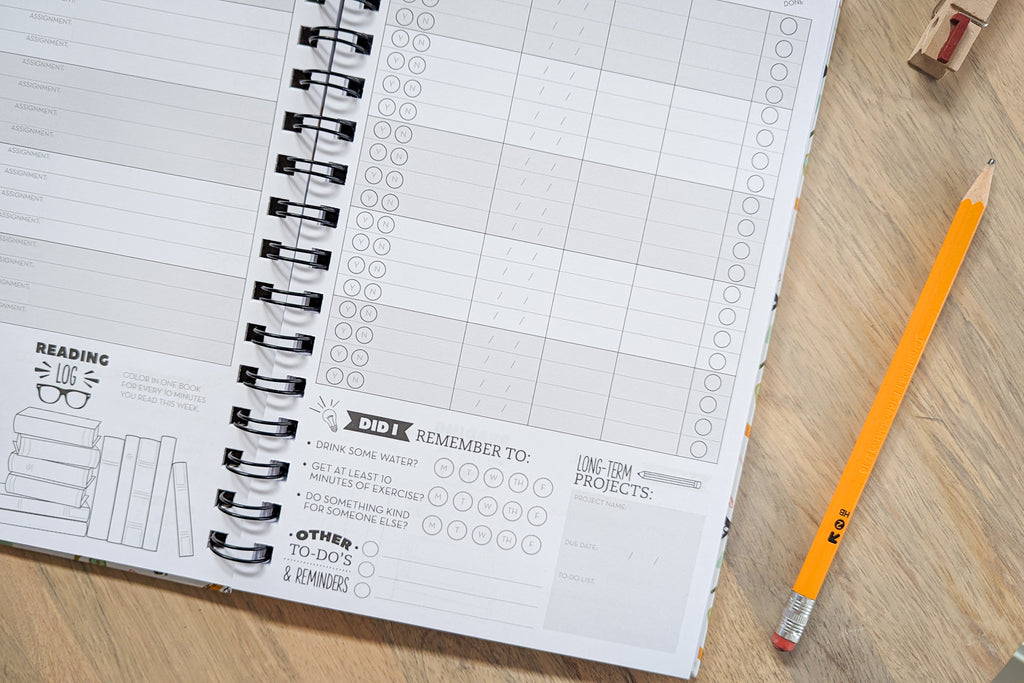 Kids Student Homework Planner | Nuts & Bolts Paper Co | Nuts & Bolts ...