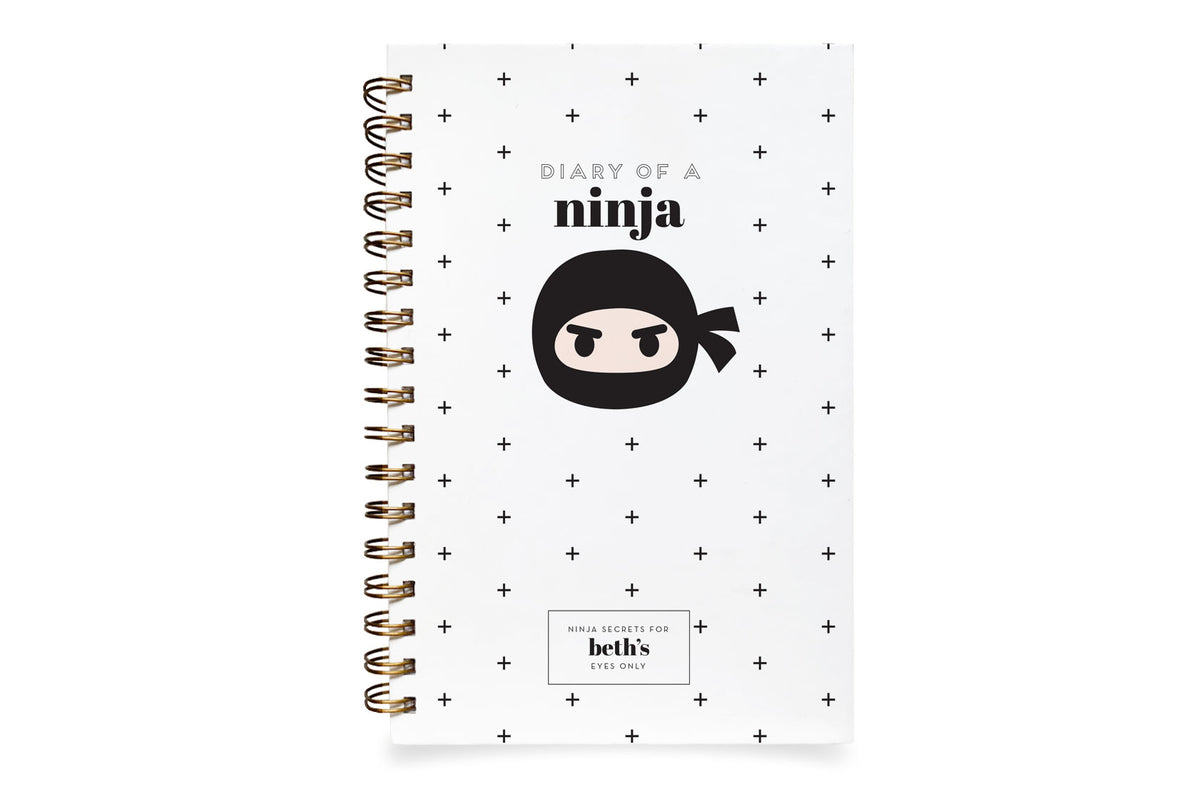 Personalized Ninja Notebook for Kids