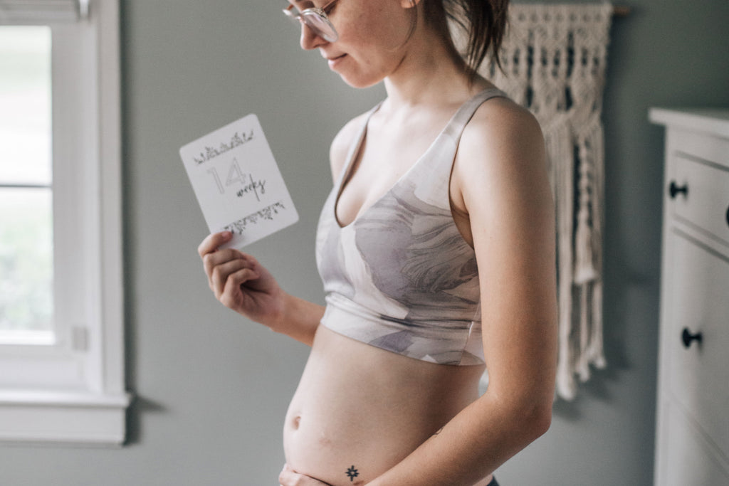 Pregnancy Milestone Cards: Minimalist