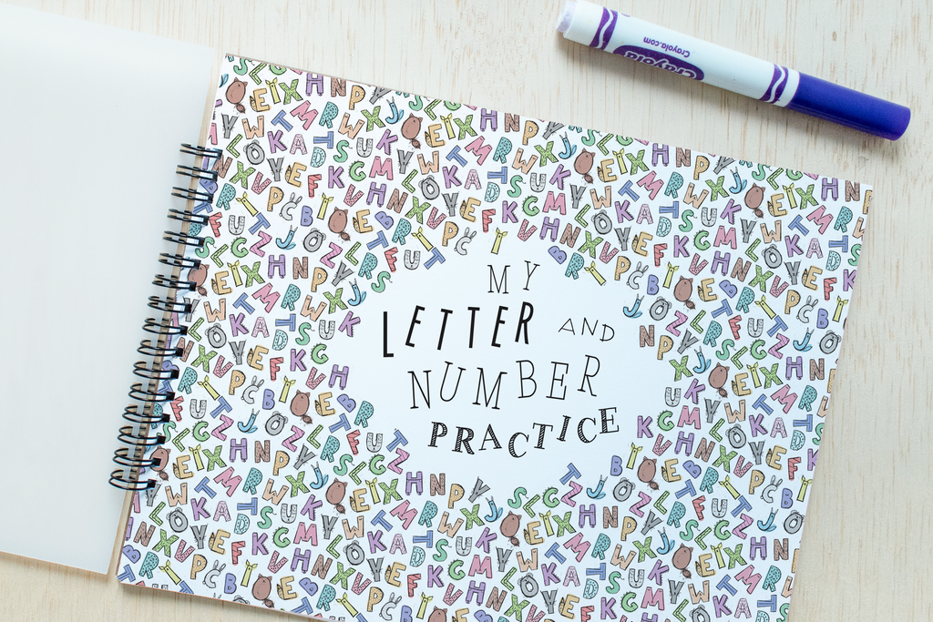 Letter & Number Practice Book