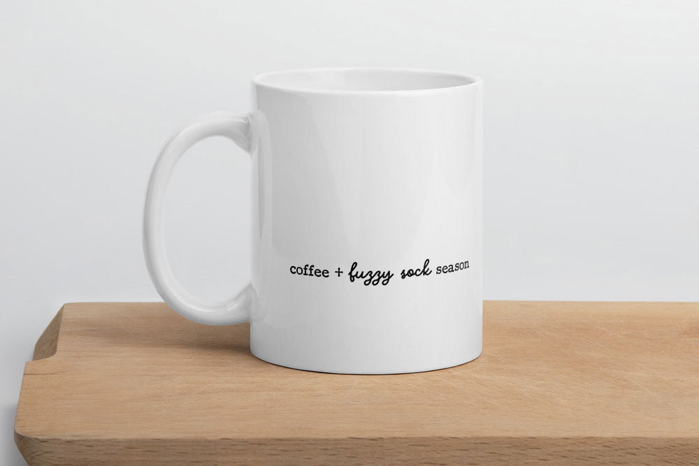 Coffee + Fuzzy Sock Mug