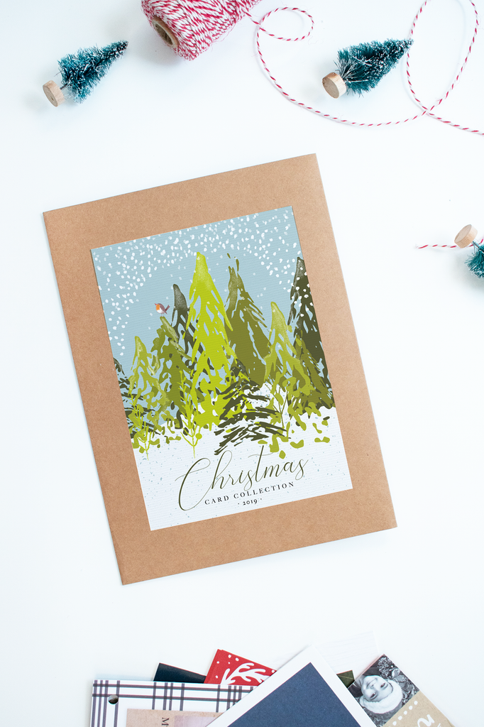 Christmas Card Holder: Winter Wonderland
