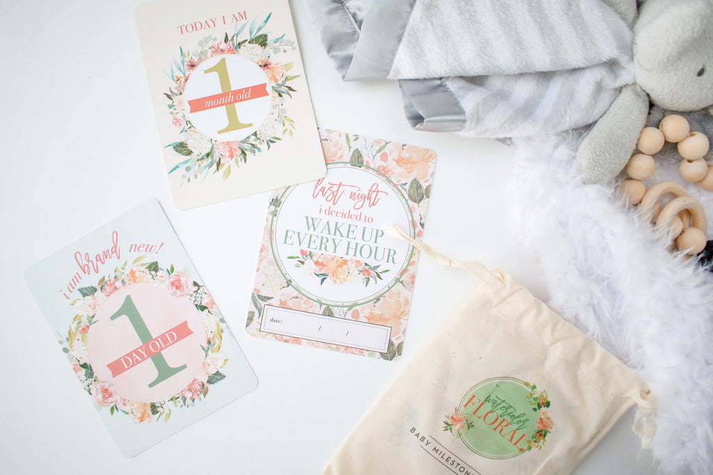 Product of the Month: Floral Milestone Cards