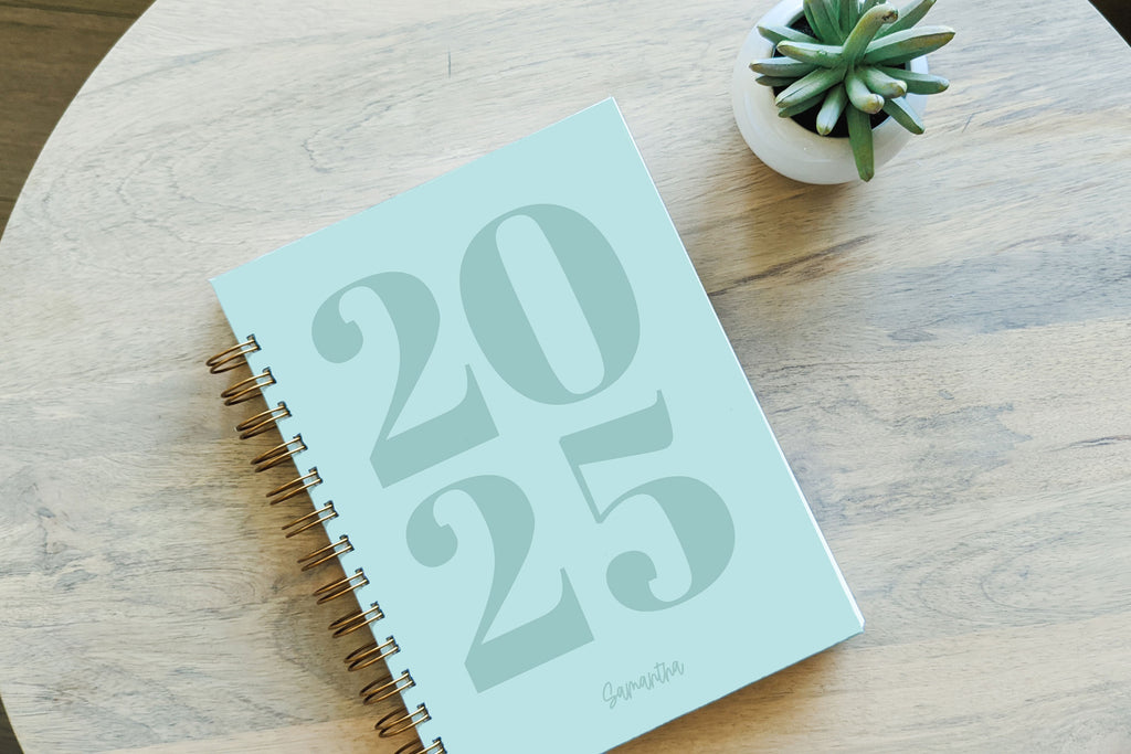 2025 personalized planner and calendar undated in mint