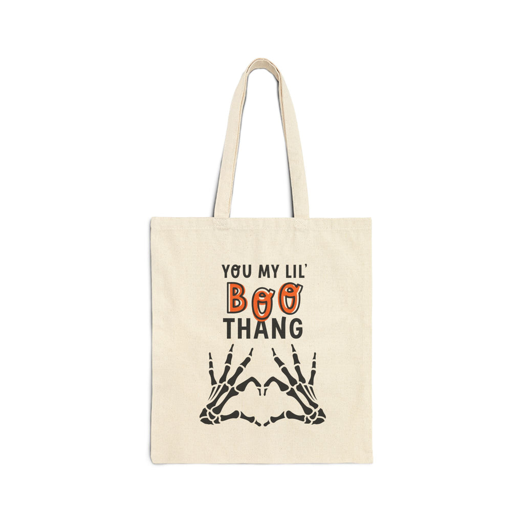 My Lil' Boo Thang Halloween Tote Bag (no name)