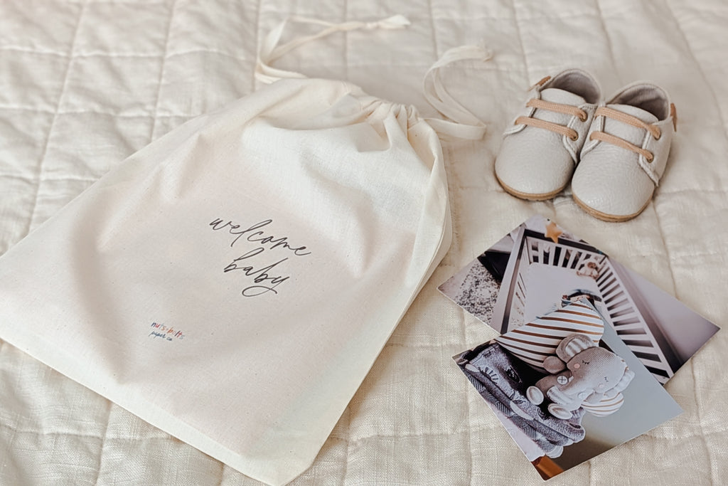 Baby Cotton Keepsake Bag