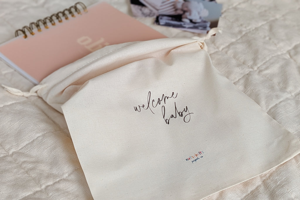 Baby Cotton Keepsake Bag