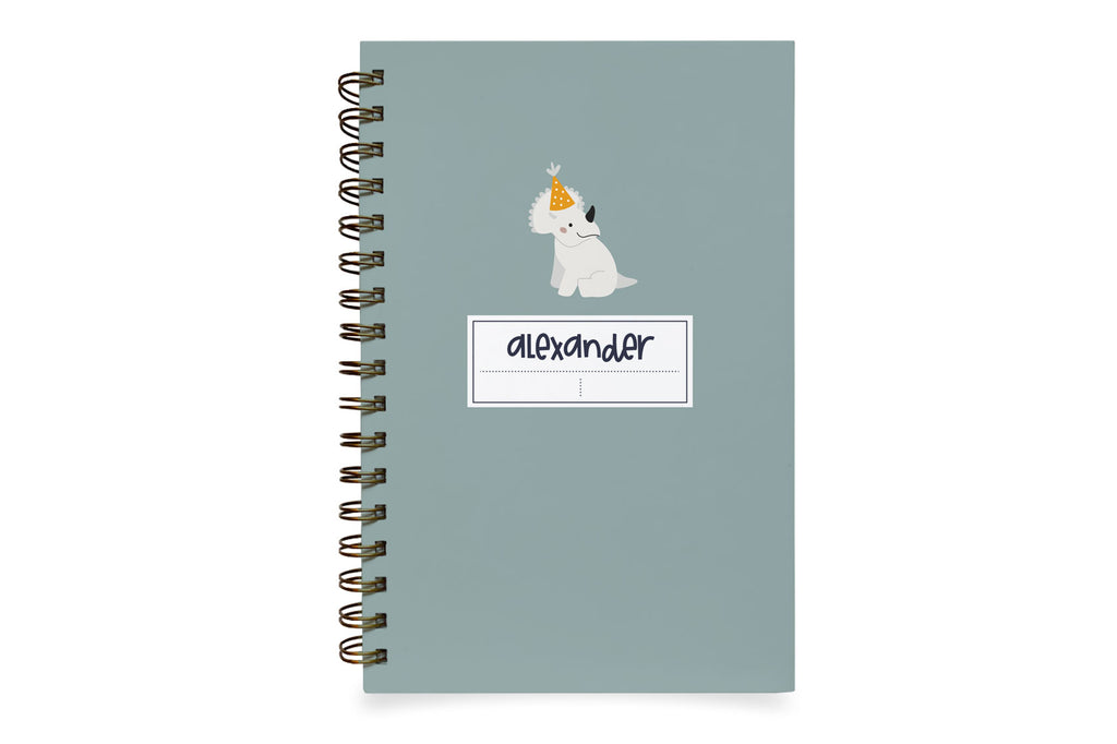Personalized Ice Cream Notebook for Kids, Nuts & Bolts Paper Co