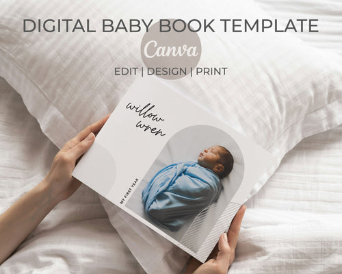 Digital Baby Book: Neutral Arches