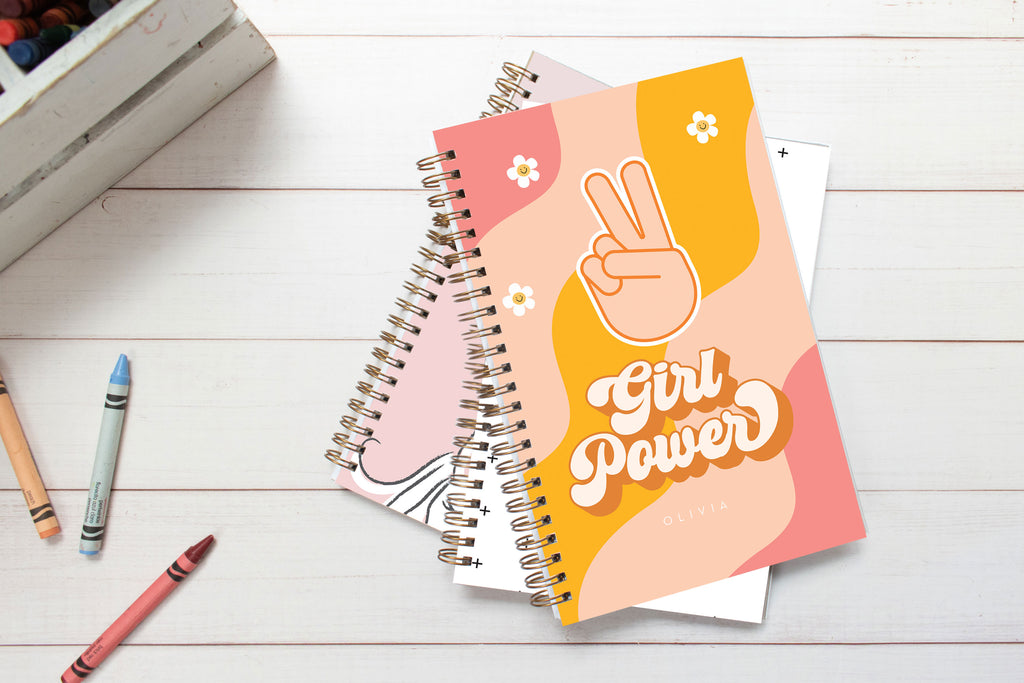 Girl Power Retro Notebook