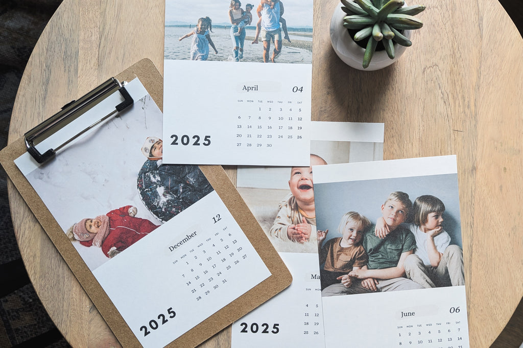 Personalized Photo Calendar with Clipboard for Display from Nuts & Bolts Paper Co