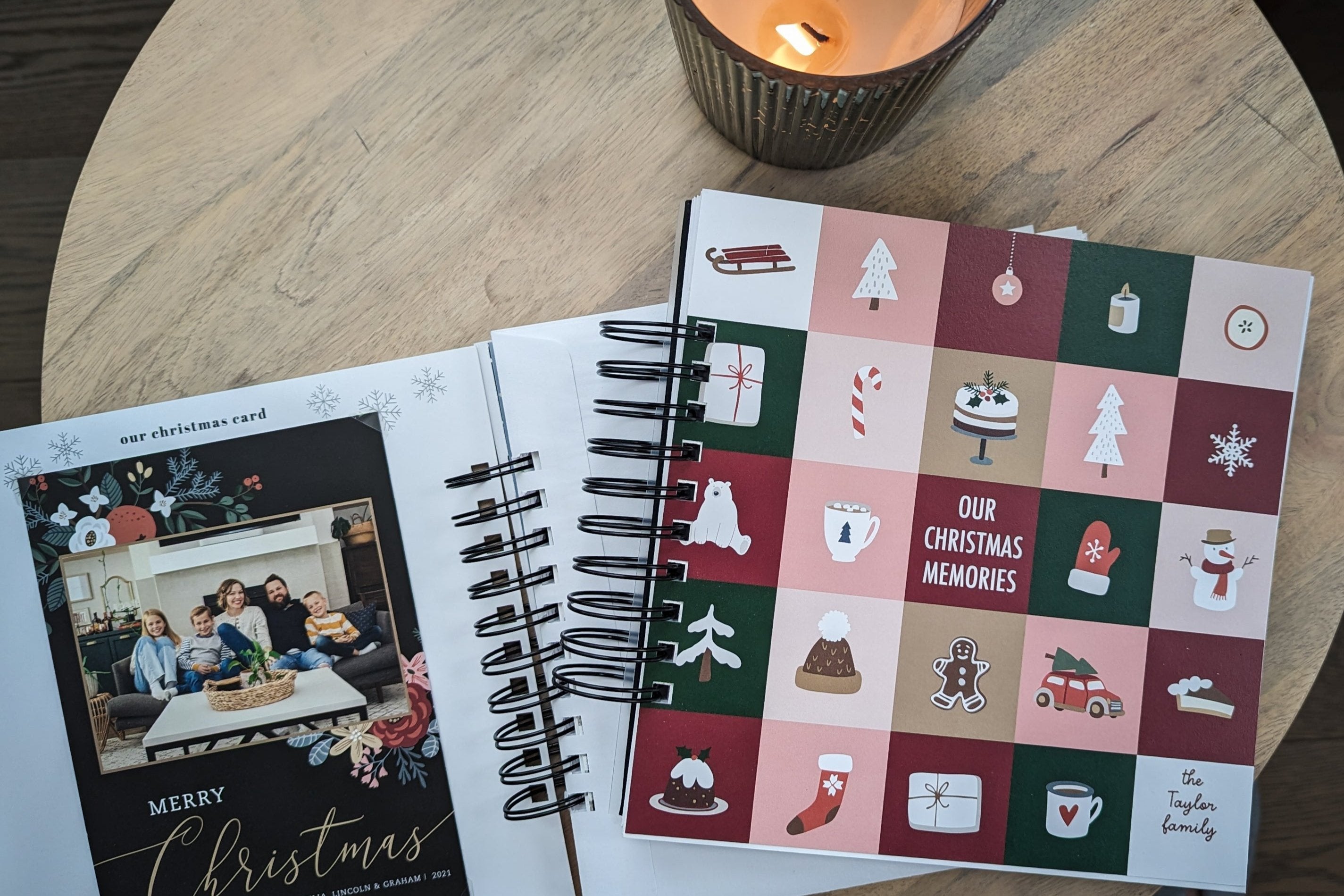 Christmas Memories Keepsake Journal Scrapbook | Nuts & Bolts Paper
