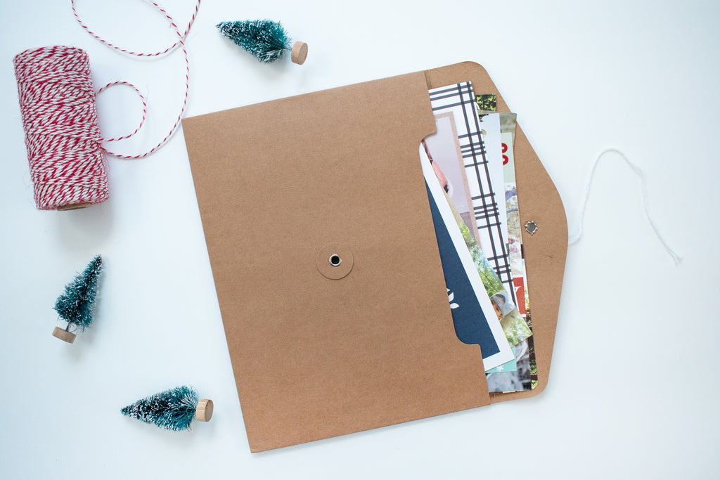 Christmas Card Holder: Nordic Hygge Holiday