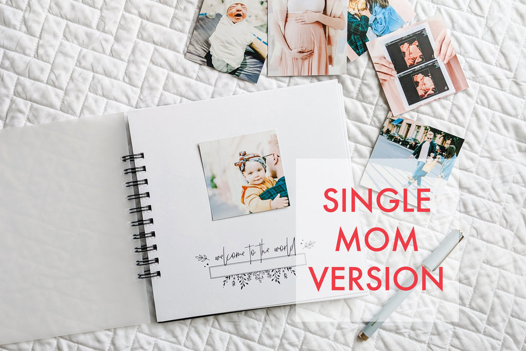 Minimalist Baby Memory Book (Single Mom)