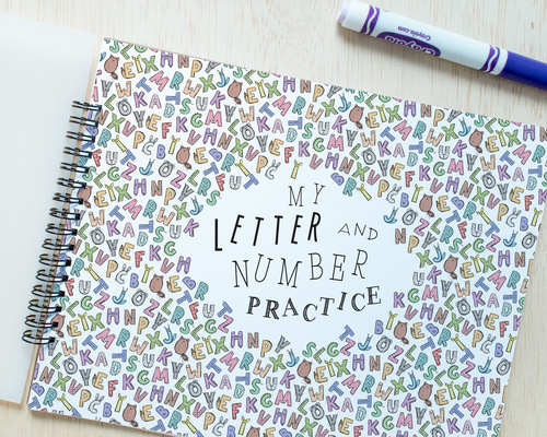 Letter & Number Practice Book